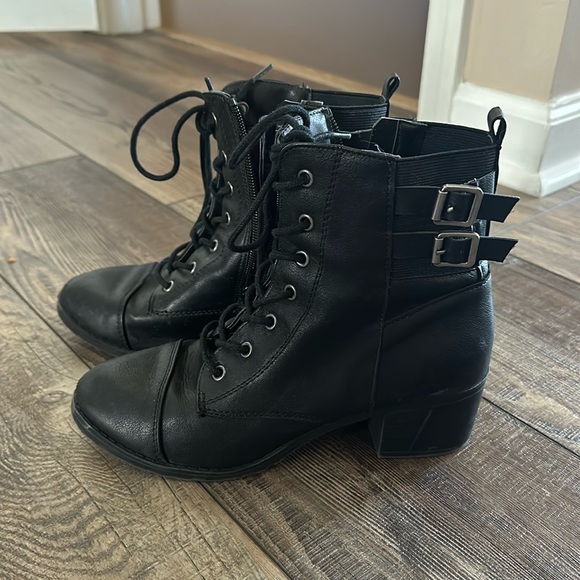 Heeled combat boots - Picture 1 of 3